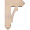 Ekena Millwork Westlake Arts and Crafts Smooth Bracket w/ Offset Brace, Douglas Fir, 7 1/2"W x 18"D x 26"H BKT0806X18X26WTL03SDF - alternate 4